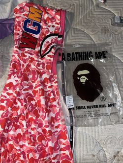 Bape Hoodie pink