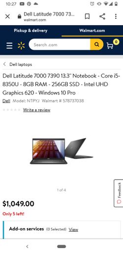 Computer Laptop Dell Latitude 7390