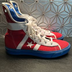 Brand New Never Worn Phil Esposito  Red White And Blue Converse All Star 