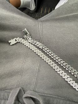 10k silver chain