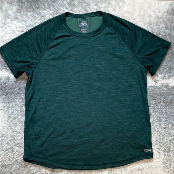 American Eagle Outfitters Green Short Sleeve Gym Tee