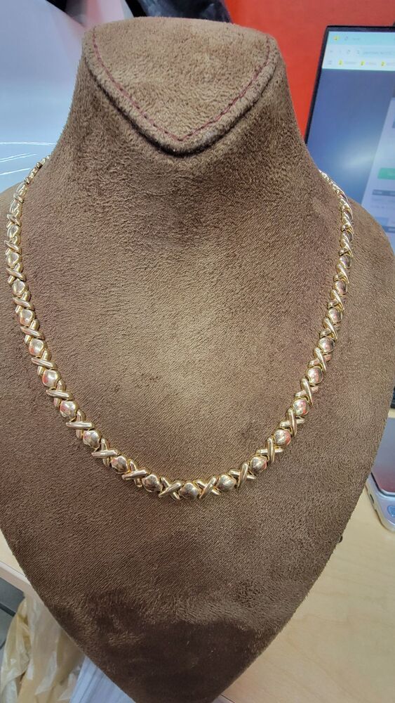Gold chain 14karat xo ,17 inch #12283