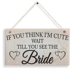 Wedding Party Engagement Decoration Love Sign Decor Flower Girl Hanging Plaque