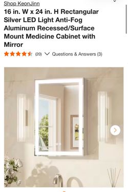 KeonJinn LED Medicine Cabinet