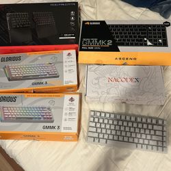 Gaming keyboards glorious, ROG, Alienware