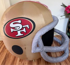 San Francisco 49ers Inflatable Helmet Large Jumbo