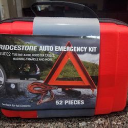 Brand New Bridgestone Auto Emergency Kit  52pc