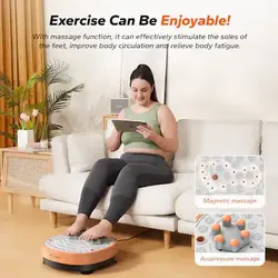 MERACH - Foot Massager Vibration Plate Exercise Machine,