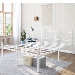 14 Inch Full Size Bed Frame No Box Spring Needed