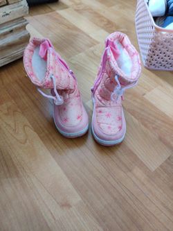 Toddler Girl Snow Boots Size 7