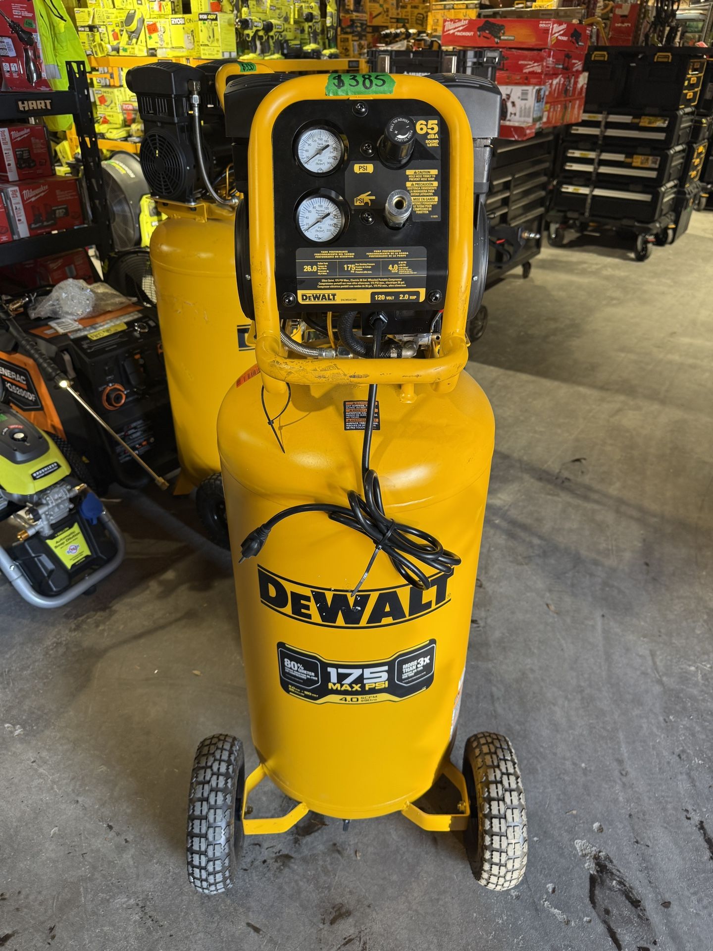DeWALT 26 Gal Quiet Air Compressor