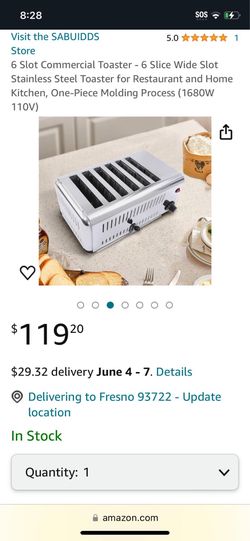 6 Slice Toaster
