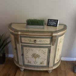 Antique Looking Half Moon Entry Table