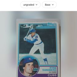 Ryne Sandberg Baseball Card 