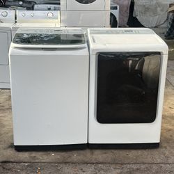 Samsung Top Load Washer & Dryer Set 