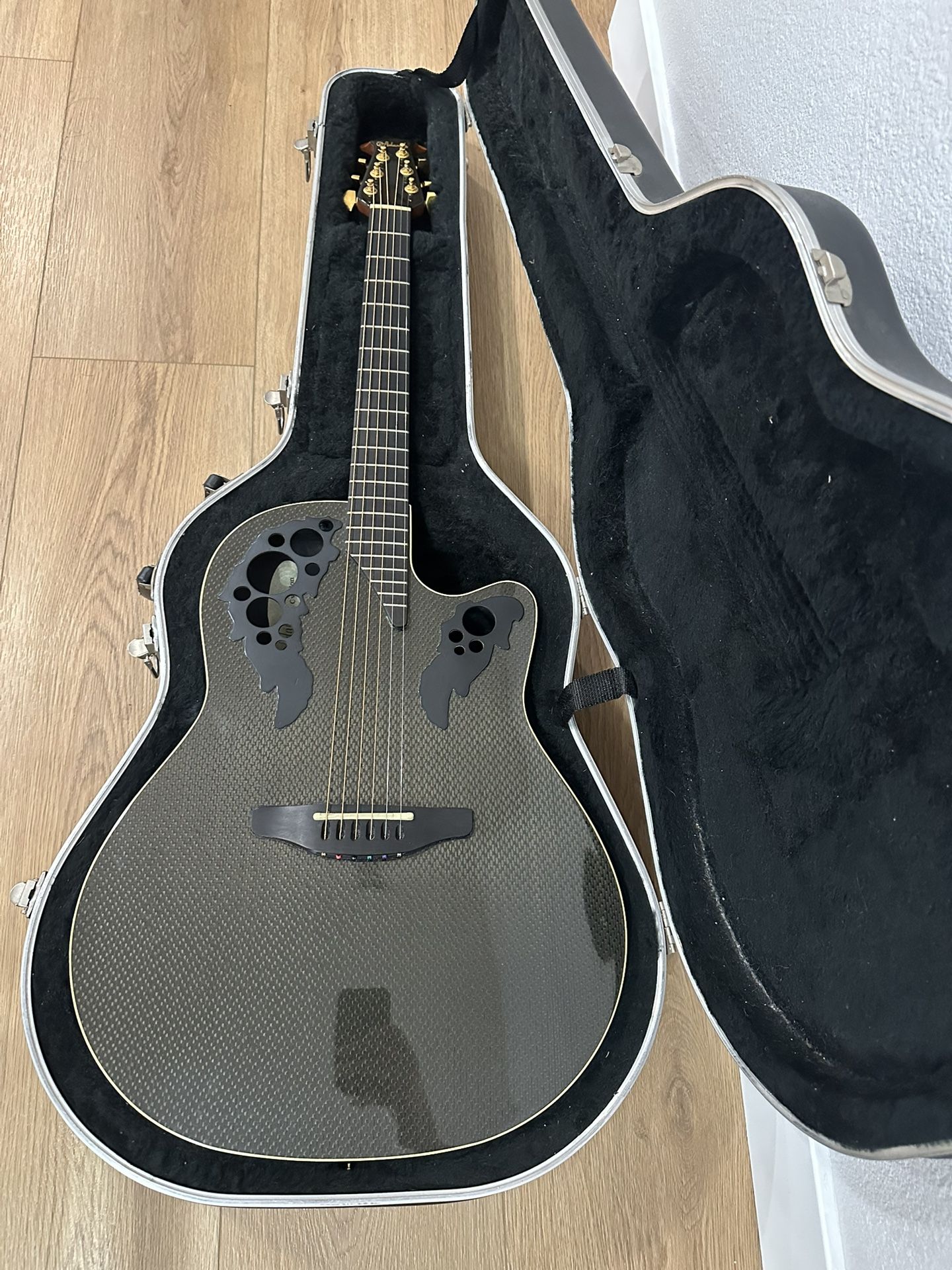 Adamas Ovation Acoustic Electric Guitar W/ Case Made In USA
