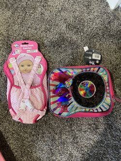 Baby Doll Carrier And Kids Lunch Box