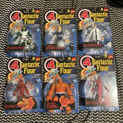 FANTASTIC FOUR SET - MARVEL LEGENDS NIB/COMPLETE LOT