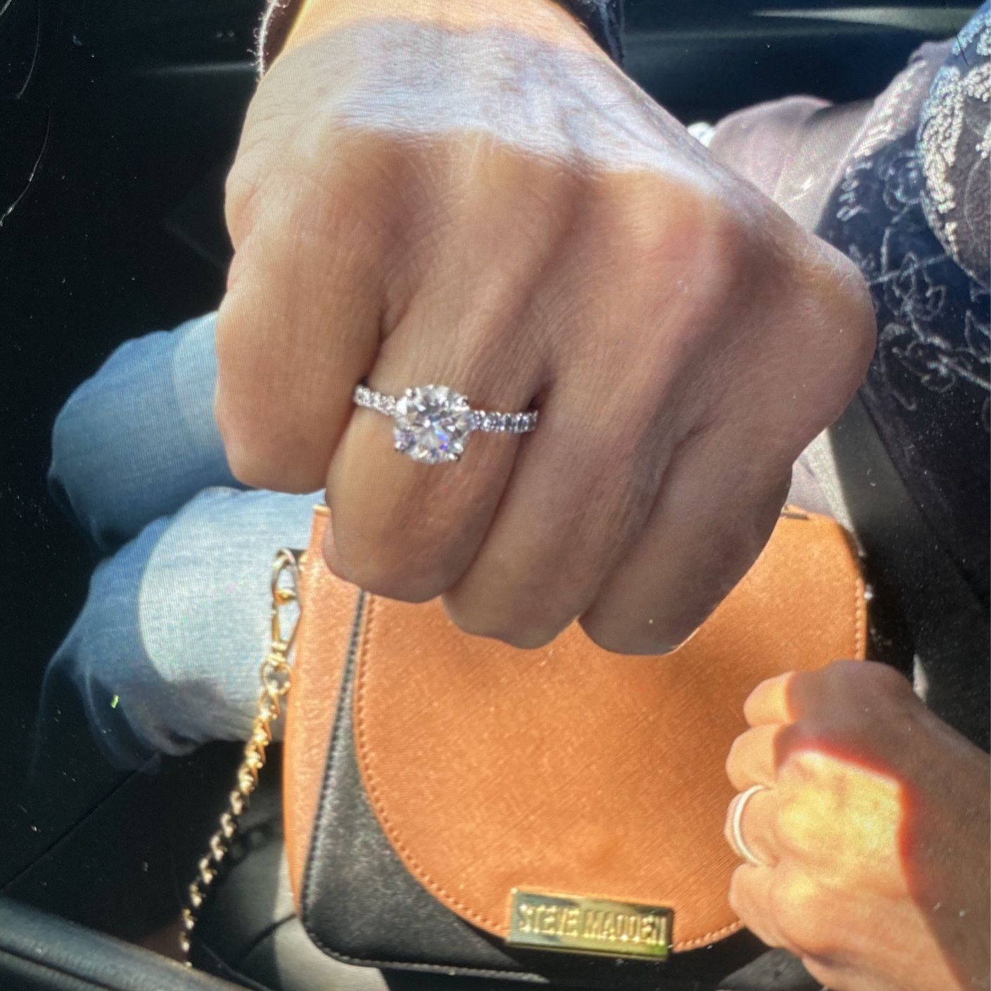 Diamond Engagement Round Wedding Ring 2.03 kt round Solitaire
