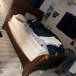 Slay Bed Frame With New Matress Protector