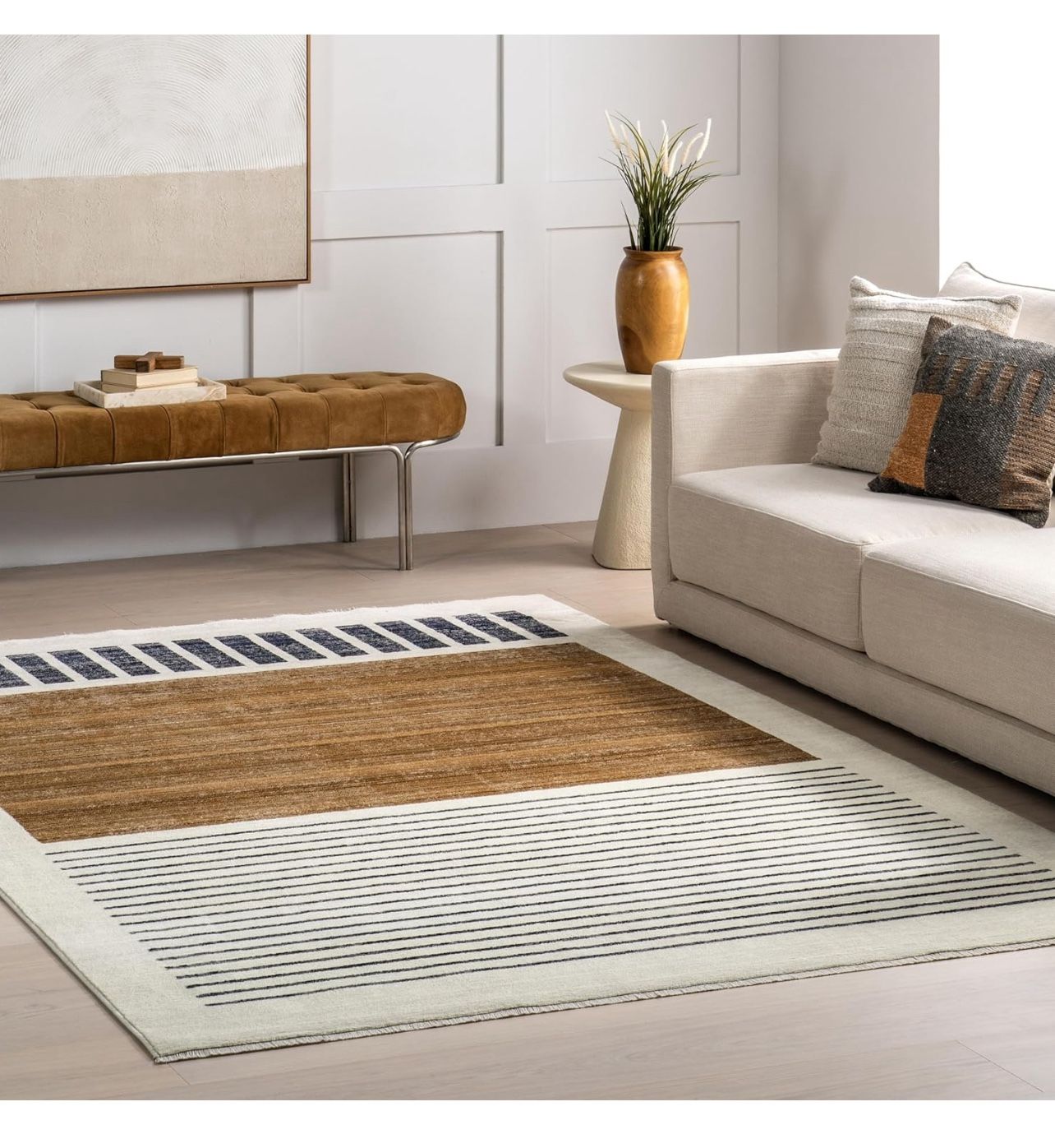 Indoor Area Rug, Easy Clean Carpet, Durable, Non-Shed, 8' x 10