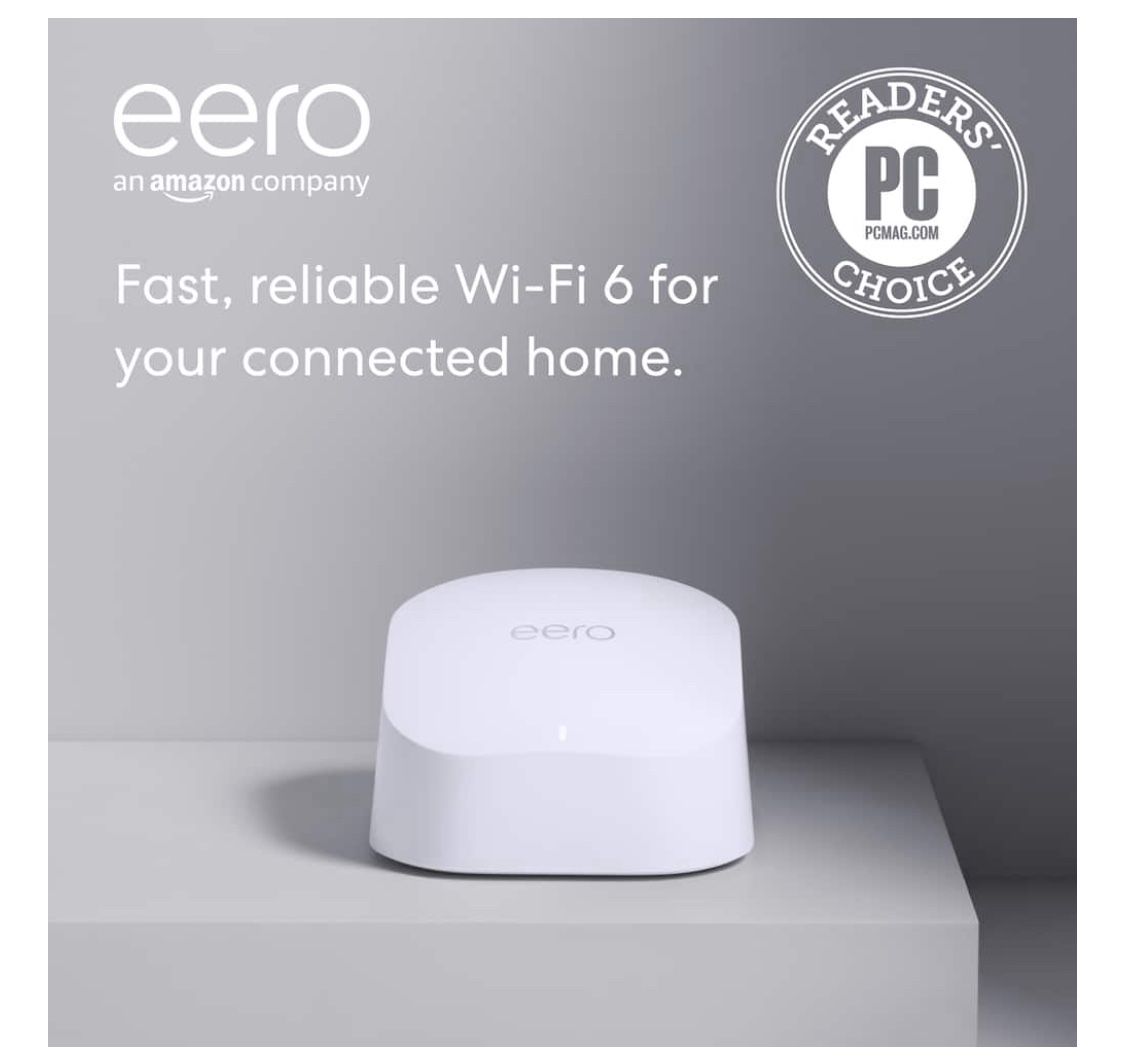 eero 6 Dual-band Mesh Wi-Fi 6 System (4-pack) - White