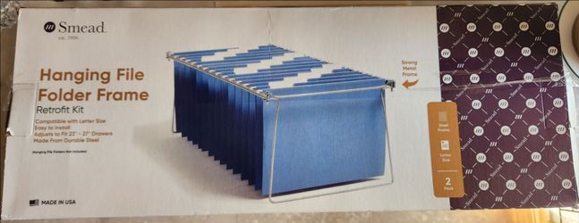 Smead  Hanging  File  Folder  Frame  File  Cabinet  Drawer. Organize