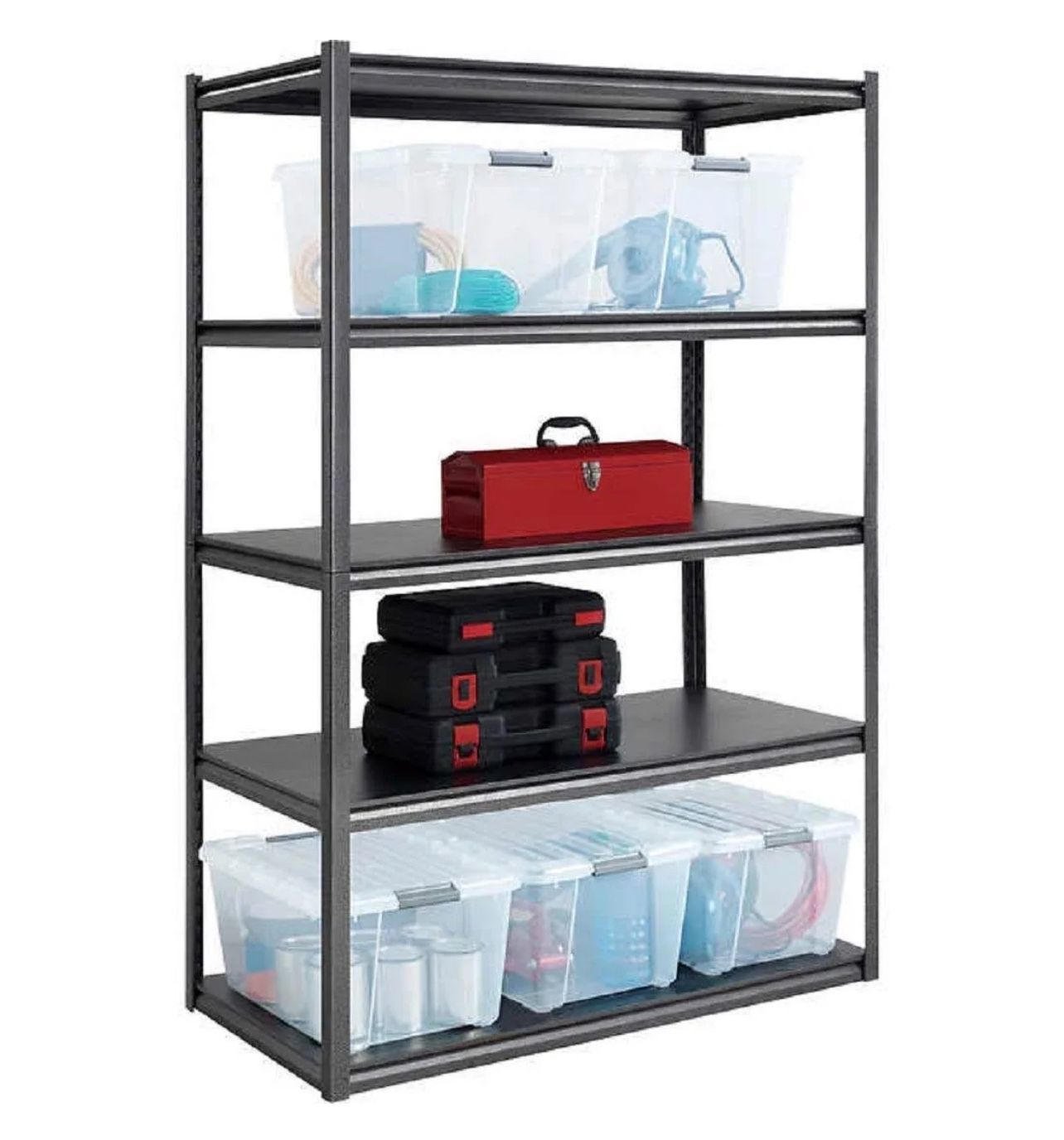 Whalen 5-Shelf Heavy Duty Steel Shelving Rack