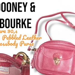 Vintage Dooney And Bourke Small Kilty Crossbody Bag.