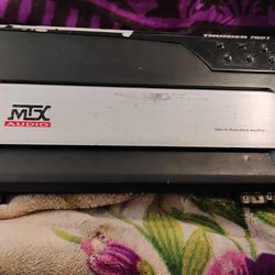 (2) Amplifier MTX Audio && Big speaker Box !!! For Sale !!!
