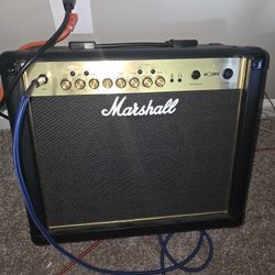 Marshall MG30FX, a 30-watt combo guitar amplifier.