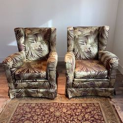 Sofa Armchairs Pair