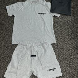 Light Oatmeal, FOG Essential Shirt And Short Set , Size S