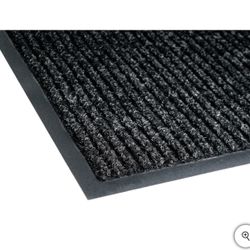 Apache Mills Apache Rib Indoor Entrance Mat Runner, 10' x 3', Pepper