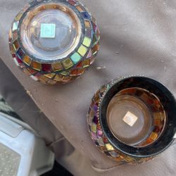 Party Light Mosaic Candle Holder