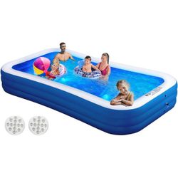 Inflatable Swimming Pool With Lights