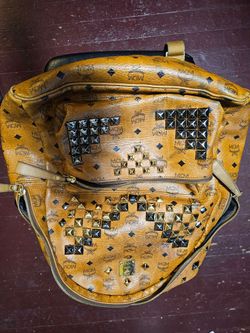MCM Studded Visetos Backpack