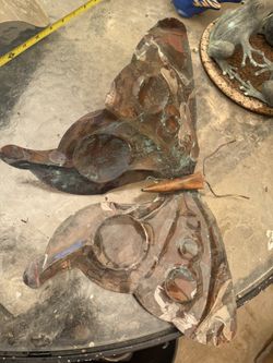 Copper Butterfly Figure 