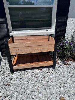 Raised Garden Planter Box with Stand