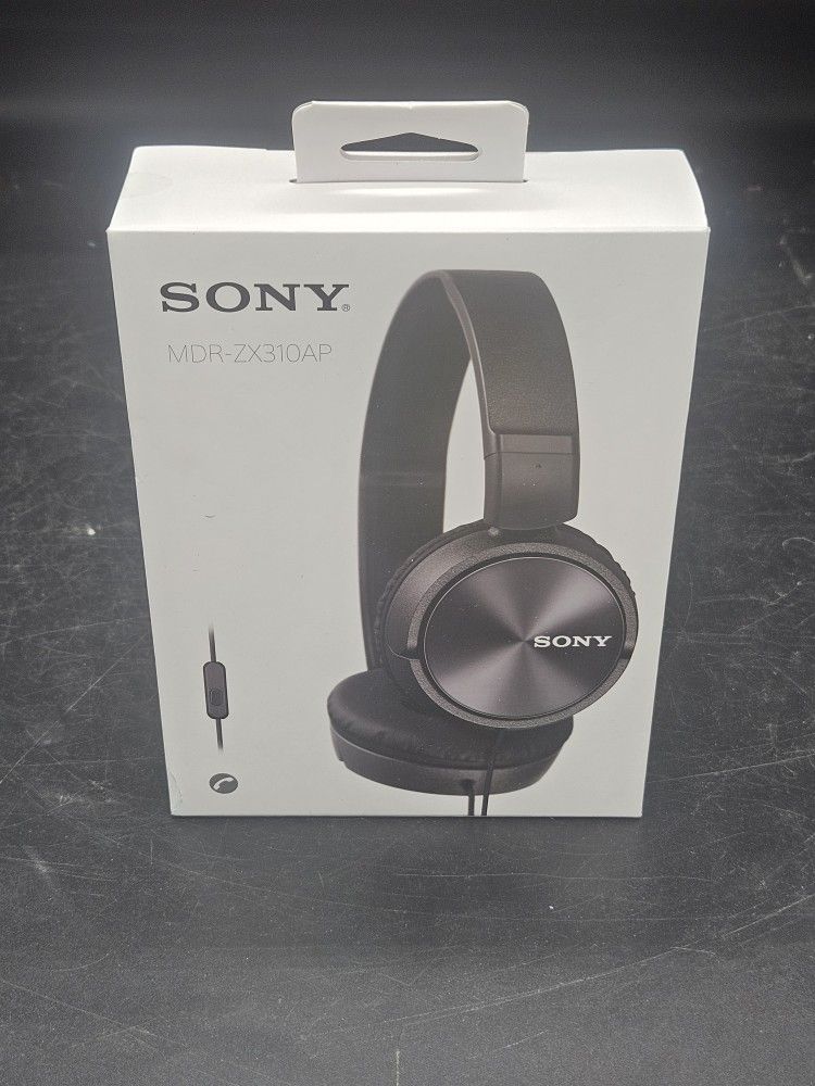 Sony ZX Series Wired On Ear Headphones Hands Free Microphone
