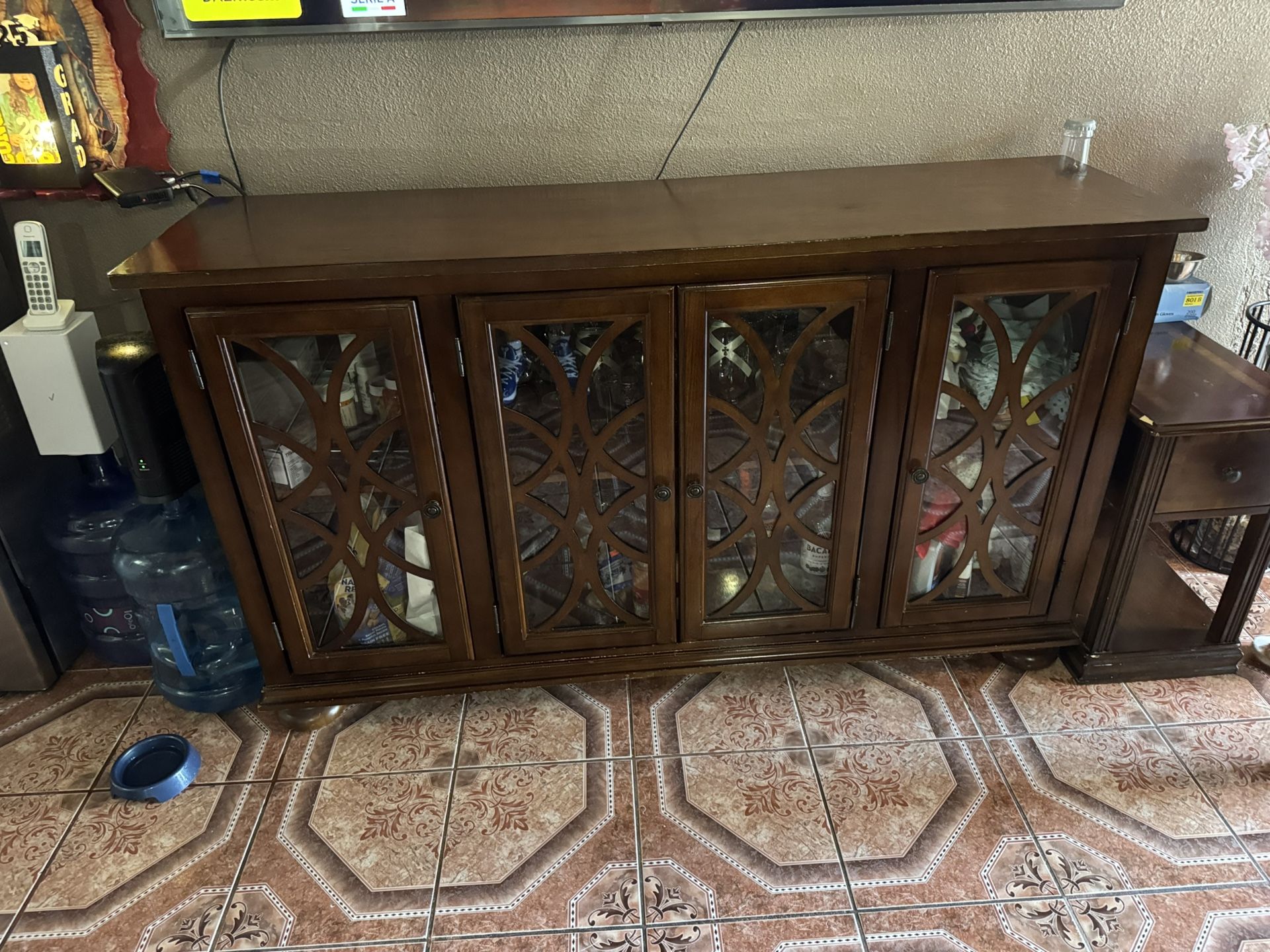 Dark Brown TV Stand