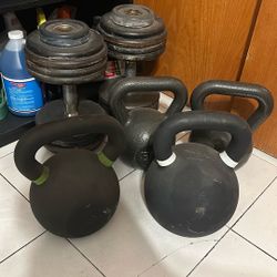 Kettlebells& Dumbbell 