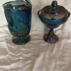 Arcoroc and vintage carnival glassware