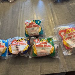 Simbas Pride 1998 Happy Meal Toys  # 1, 4,5,6,7