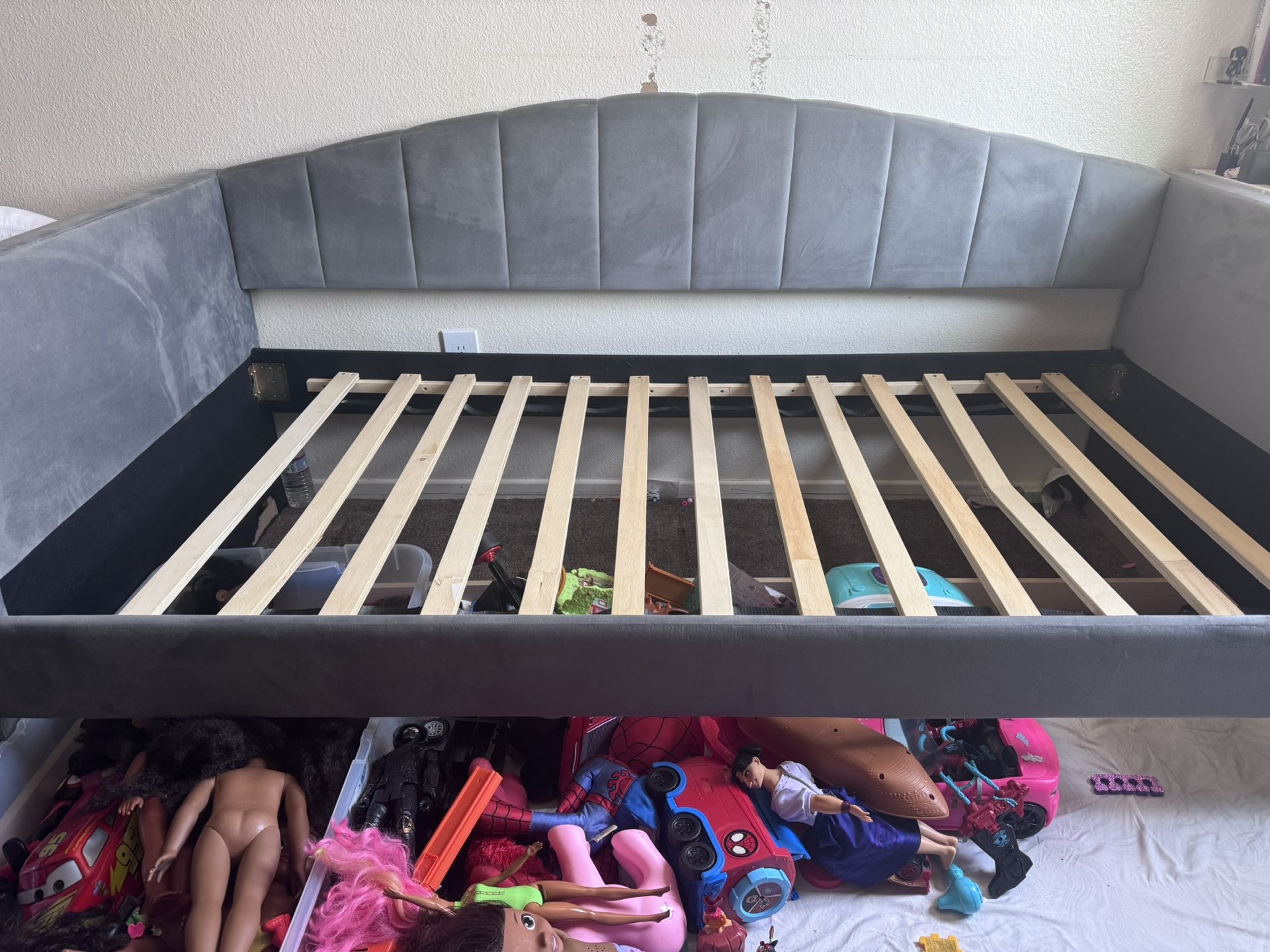 Twin Grey Pullout Bed