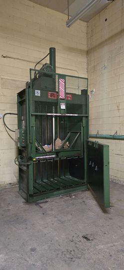 Cardboard baler