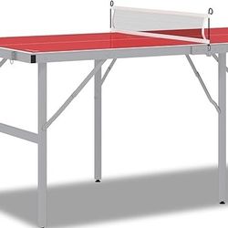 Mini Ping Pong Table Set for Outdoor and Indoor