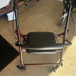 Walker With Seat