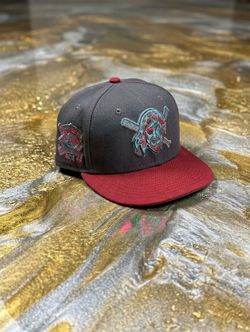 Pittsburgh Pirates New Era 59FIFTY Fitted Hat – Size 7 1/8 – Grey/Burgundy/Turquoise