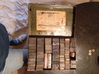 Vintage rubber Stamp Kit